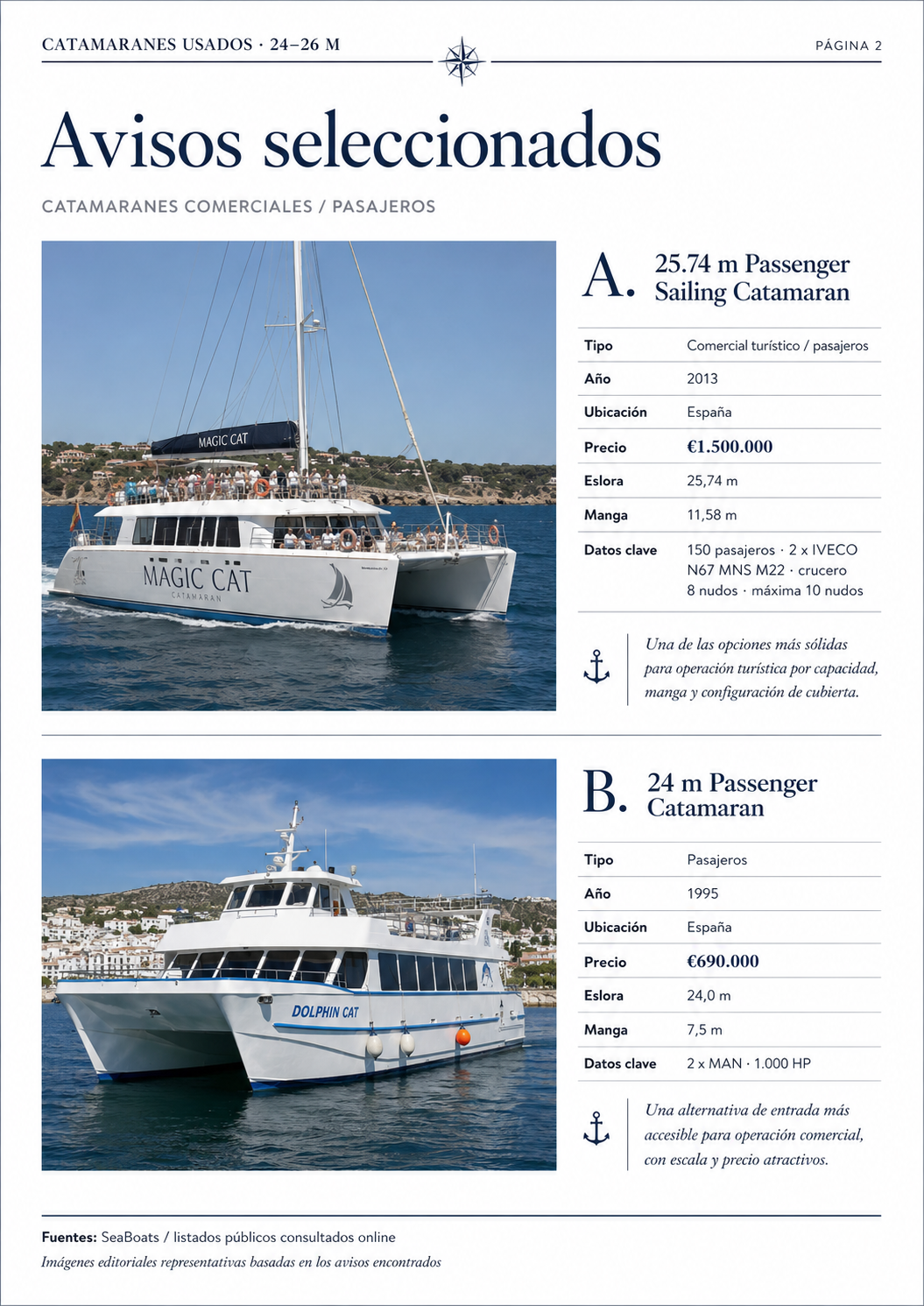 Página 2 · Catamaranes comerciales / pasajeros